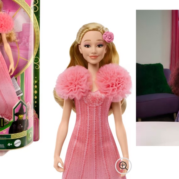 COLLECTIBLE Mattel WICKED Doll Glinda - Picture 2 of 7